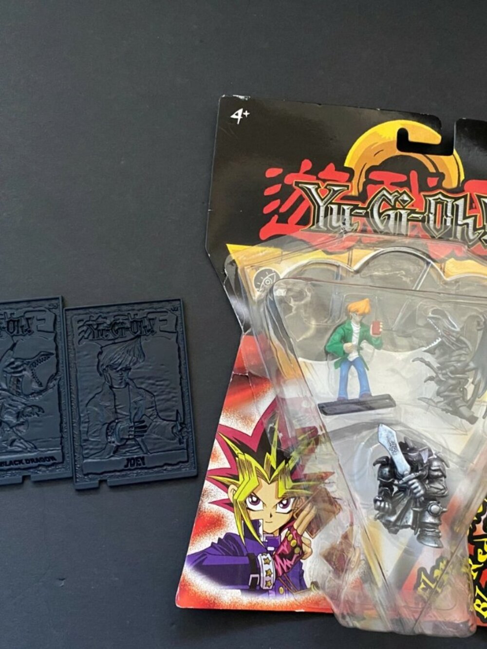 Mattel Yu-Gi-Oh! 3-Pack Series 2 SWORDSMAN, RED EYES DRAGON, JOEY 2" Figures #2